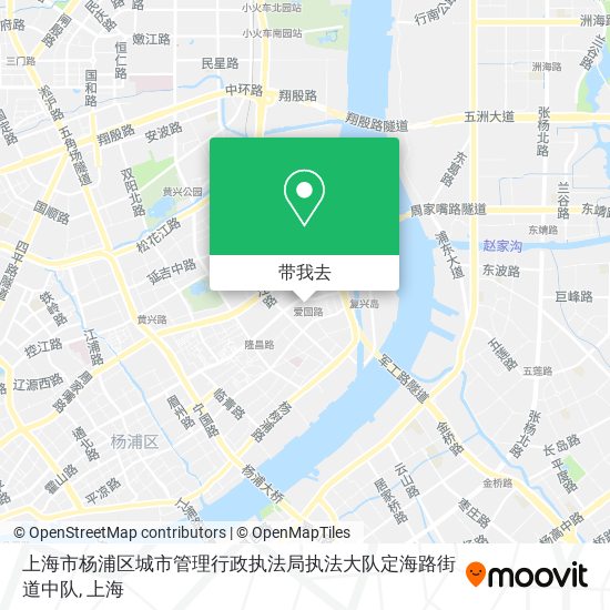 上海市杨浦区城市管理行政执法局执法大队定海路街道中队地图