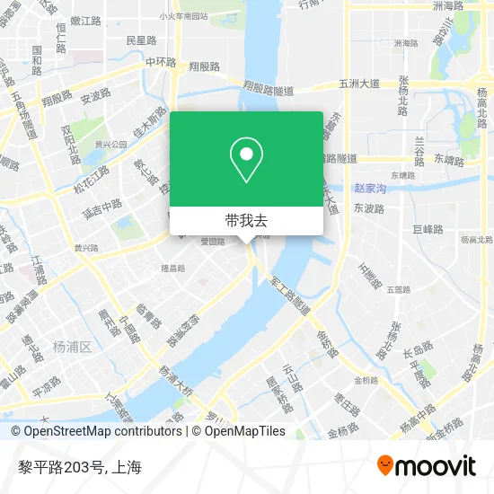 黎平路203号地图