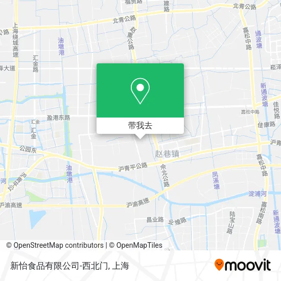 新怡食品有限公司-西北门地图