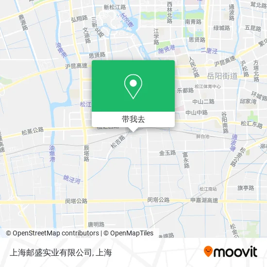 上海邮盛实业有限公司地图