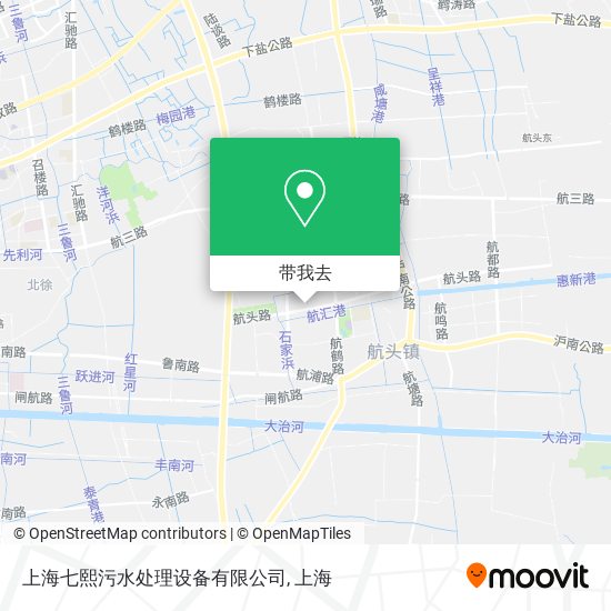 上海七熙污水处理设备有限公司地图