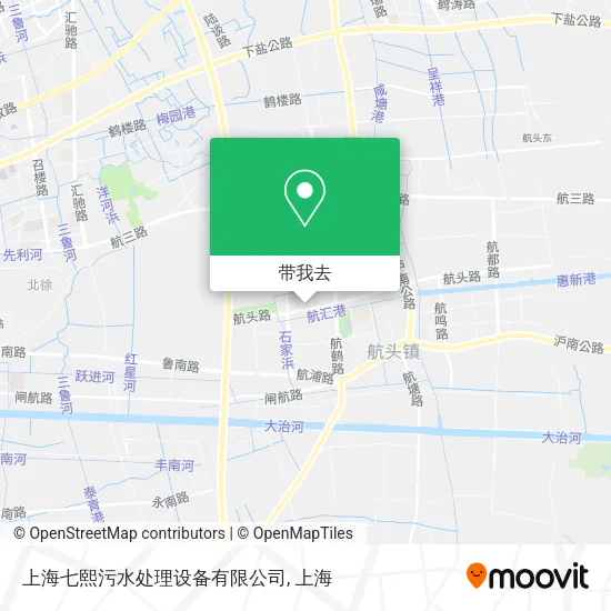 上海七熙污水处理设备有限公司地图