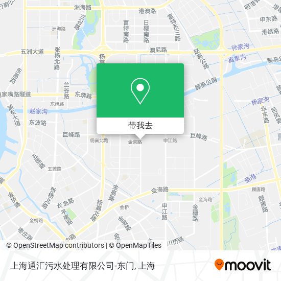 上海通汇污水处理有限公司-东门地图