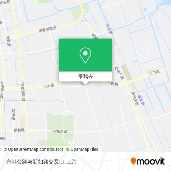 东港公路与新如路交叉口地图