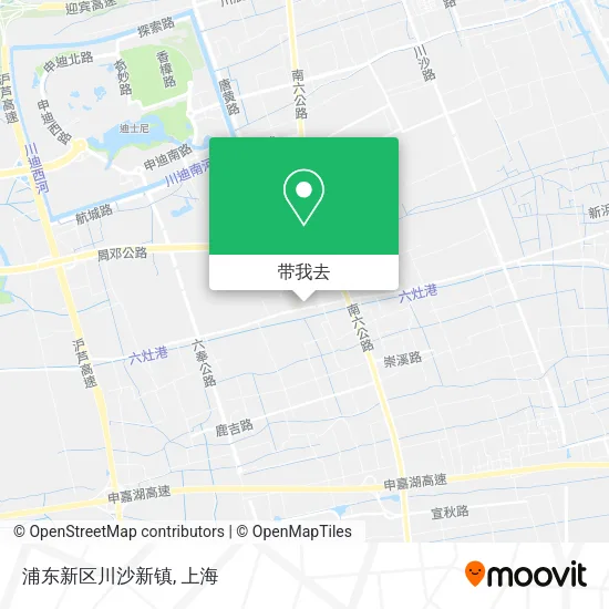 浦东新区川沙新镇地图