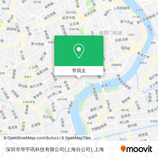 深圳市华宇讯科技有限公司(上海分公司)地图
