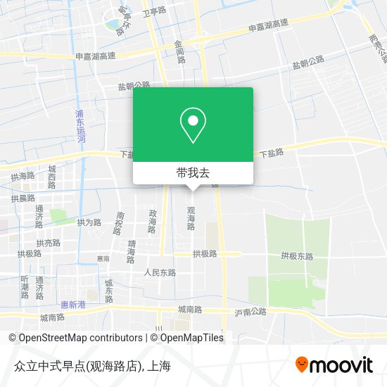 众立中式早点(观海路店)地图