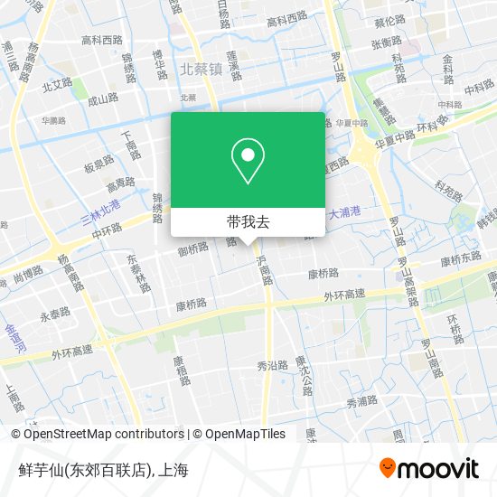 鲜芋仙(东郊百联店)地图