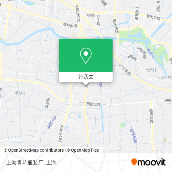 上海青苛服装厂地图