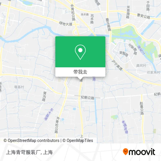 上海青苛服装厂地图