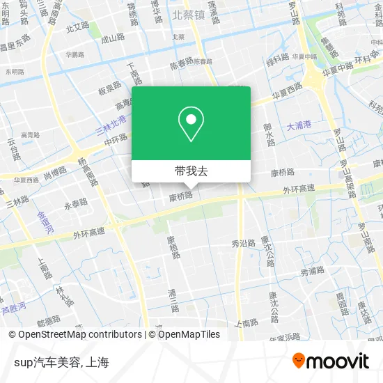sup汽车美容地图