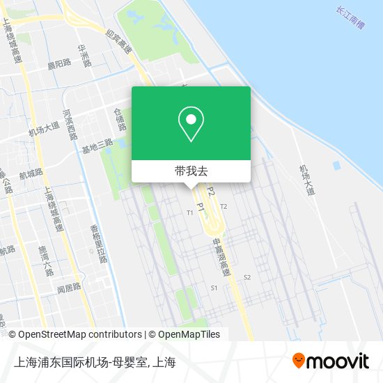 上海浦东国际机场-母婴室地图