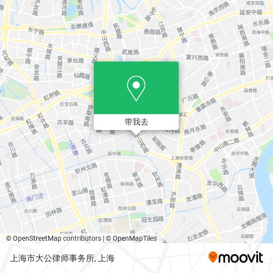 上海市大公律师事务所地图