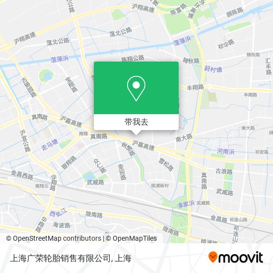 上海广荣轮胎销售有限公司地图