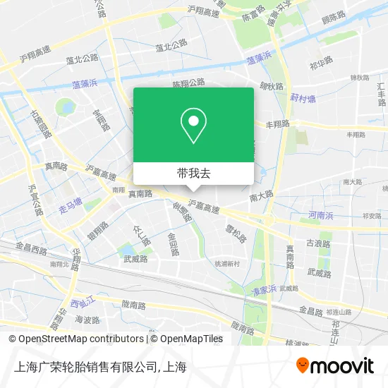 上海广荣轮胎销售有限公司地图