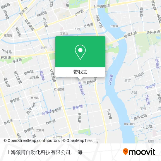 上海颁博自动化科技有限公司地图