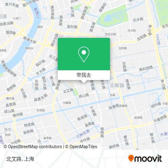 北艾路地图