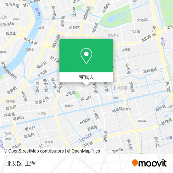 北艾路地图