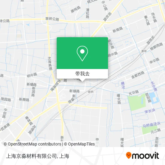 上海京淼材料有限公司地图