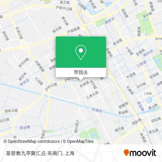 基督教九亭聚汇点-东南门地图