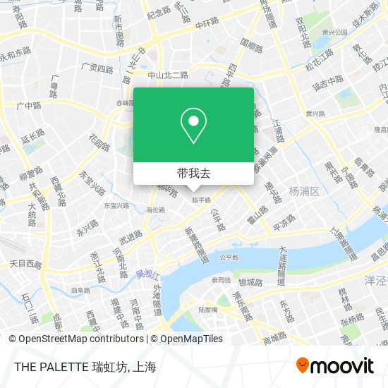 THE PALETTE 瑞虹坊地图