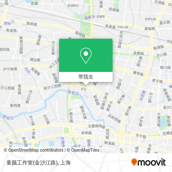 童颜工作室(金沙江路)地图