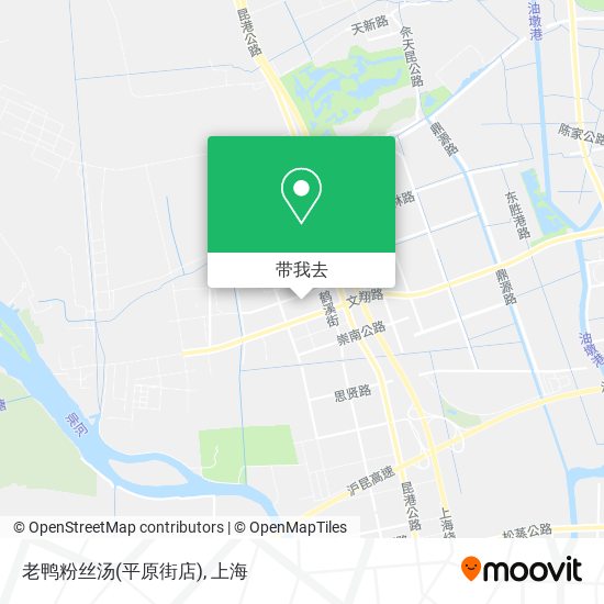 老鸭粉丝汤(平原街店)地图