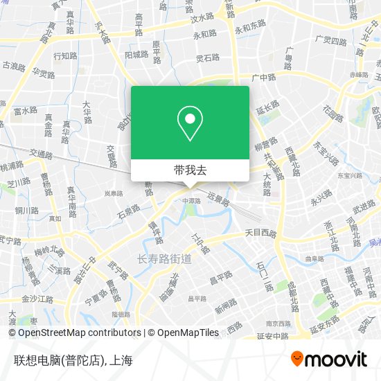 联想电脑(普陀店)地图