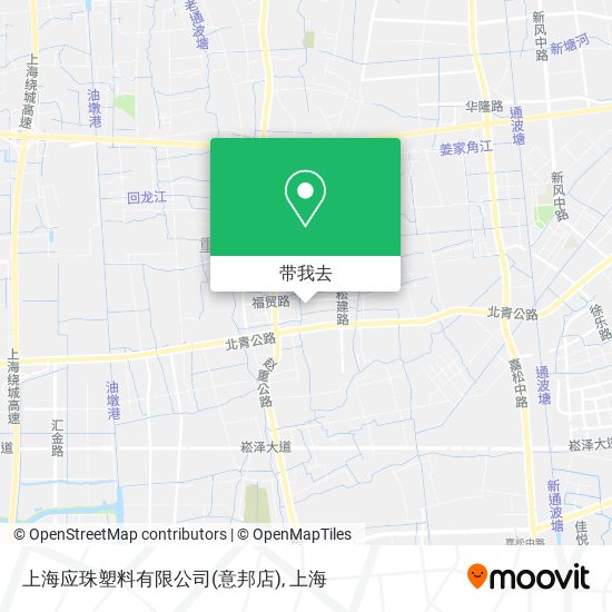 上海应珠塑料有限公司(意邦店)地图