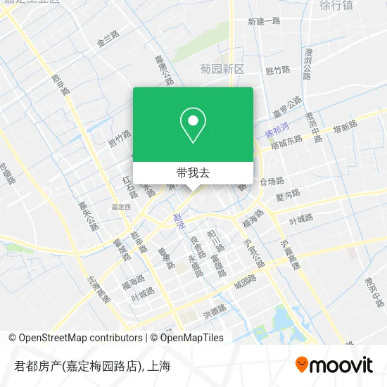 君都房产(嘉定梅园路店)地图
