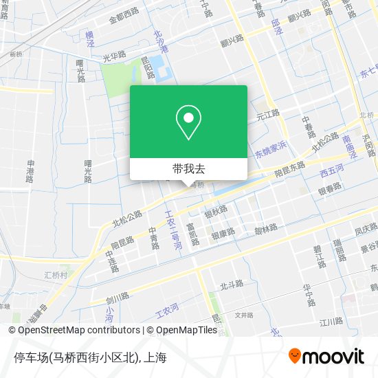 停车场(马桥西街小区北)地图