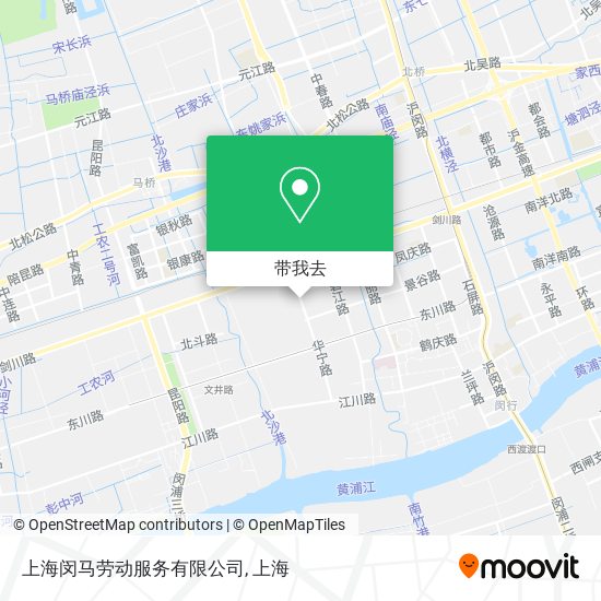 上海闵马劳动服务有限公司地图