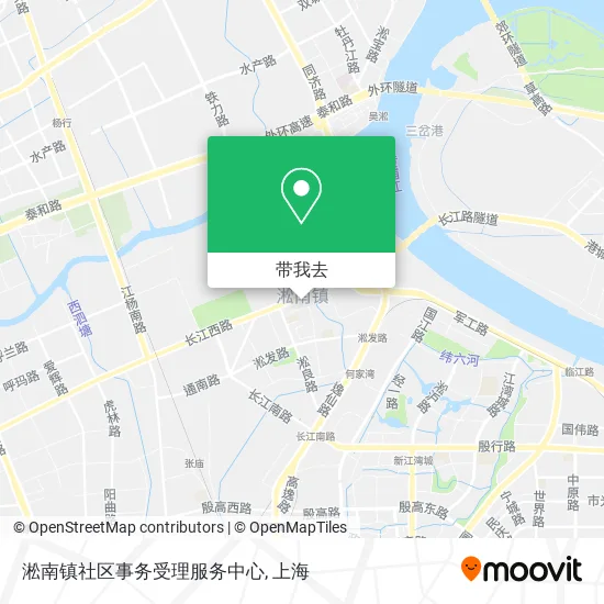 淞南镇社区事务受理服务中心地图