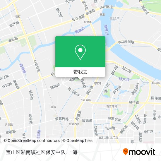 宝山区淞南镇社区保安中队地图