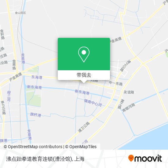 沸点跆拳道教育连锁(漕泾馆)地图