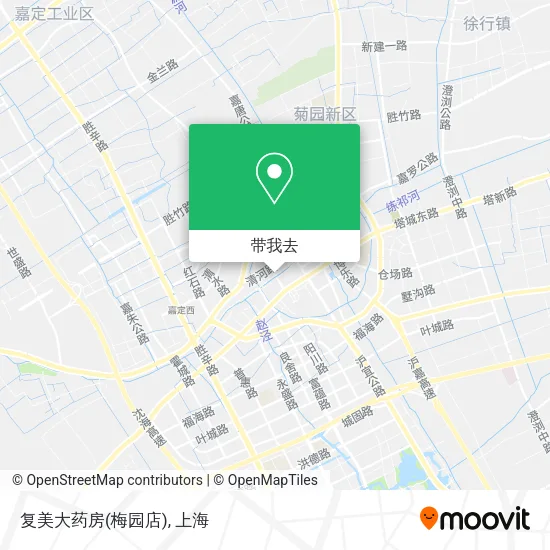 复美大药房(梅园店)地图