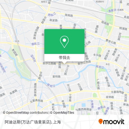 阿迪达斯(万达广场童装店)地图
