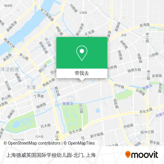 上海德威英国国际学校幼儿园-北门地图