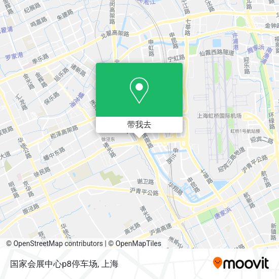 国家会展中心p8停车场地图