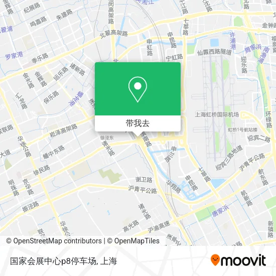 国家会展中心p8停车场地图