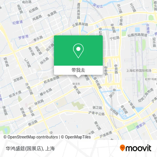 华鸿盛筵(国展店)地图