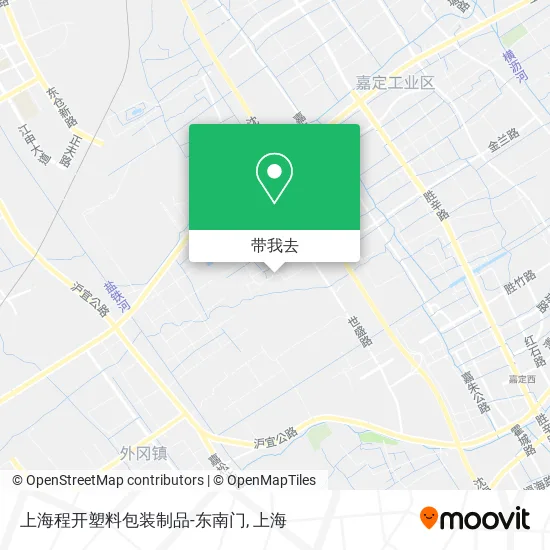 上海程开塑料包装制品-东南门地图
