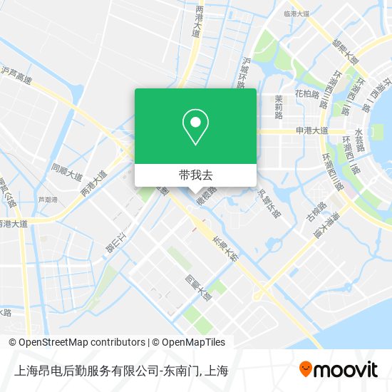 上海昂电后勤服务有限公司-东南门地图