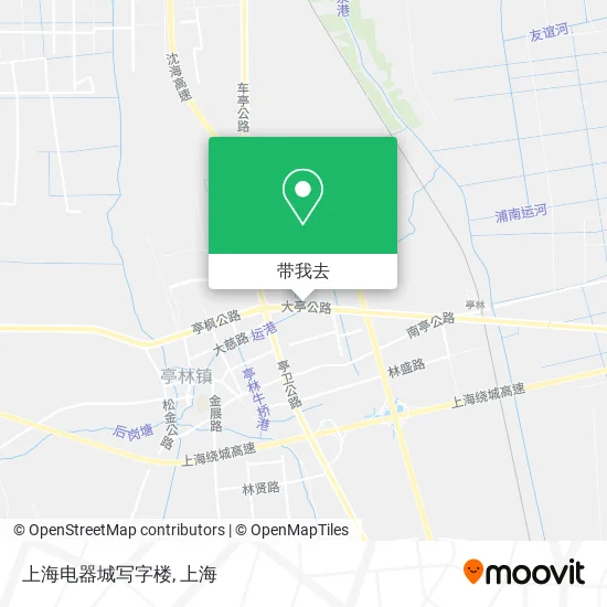 上海电器城写字楼地图