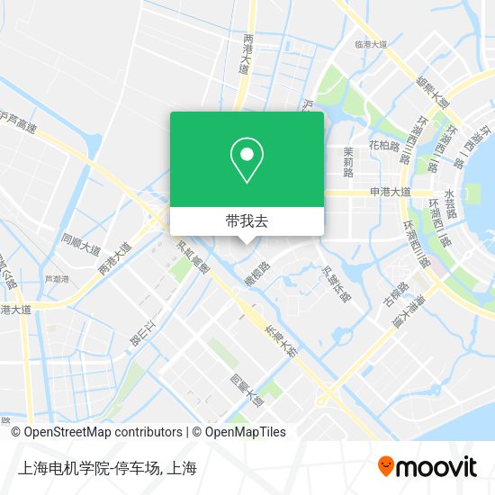 上海电机学院-停车场地图