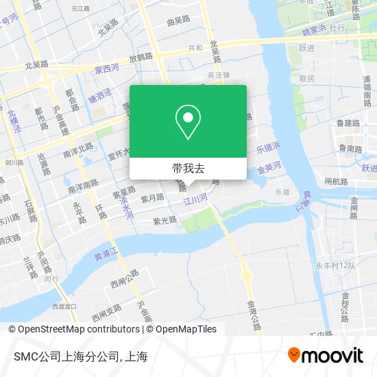 SMC公司上海分公司地图