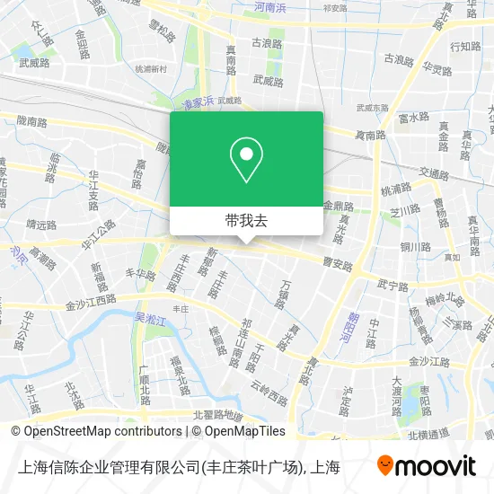上海信陈企业管理有限公司(丰庄茶叶广场)地图