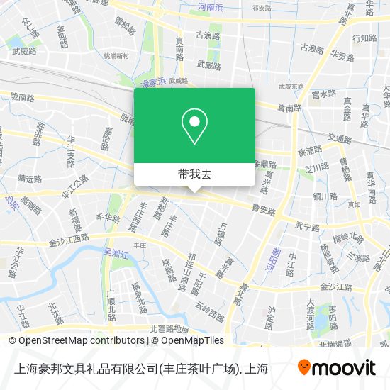 上海豪邦文具礼品有限公司(丰庄茶叶广场)地图