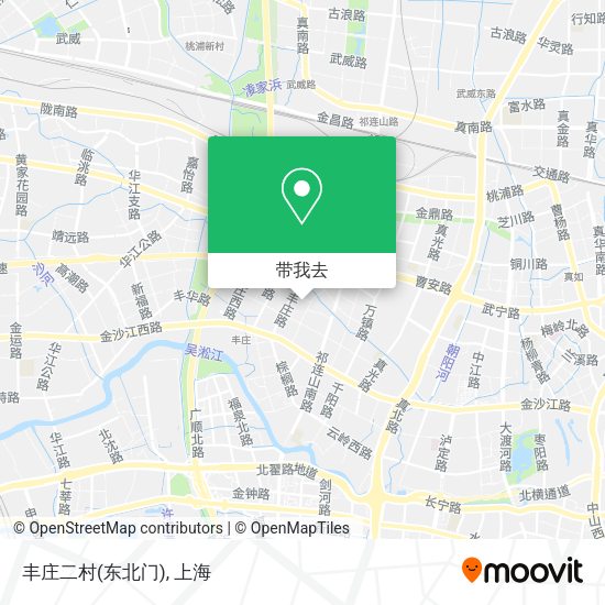 丰庄二村(东北门)地图