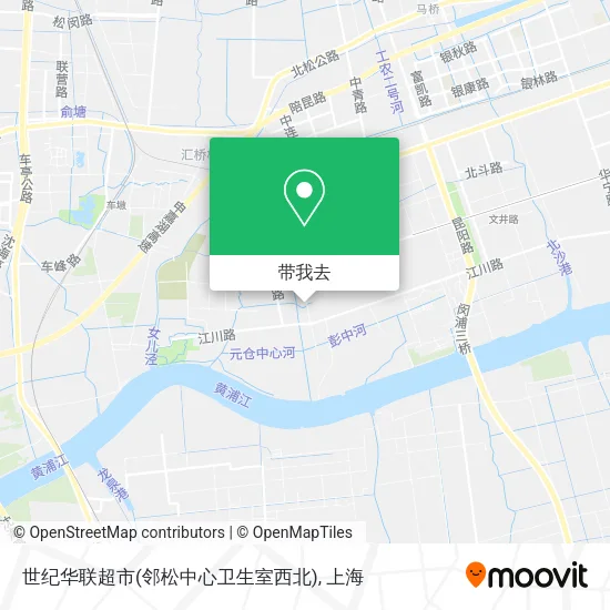 世纪华联超市(邻松中心卫生室西北)地图
